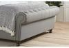 5ft King Size Castle Scroll Chesterfield Ottoman Bed frame - Grey 4